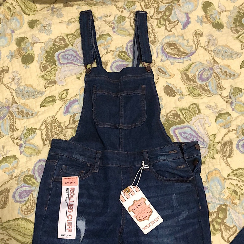 Wax Jean overalls ankle length